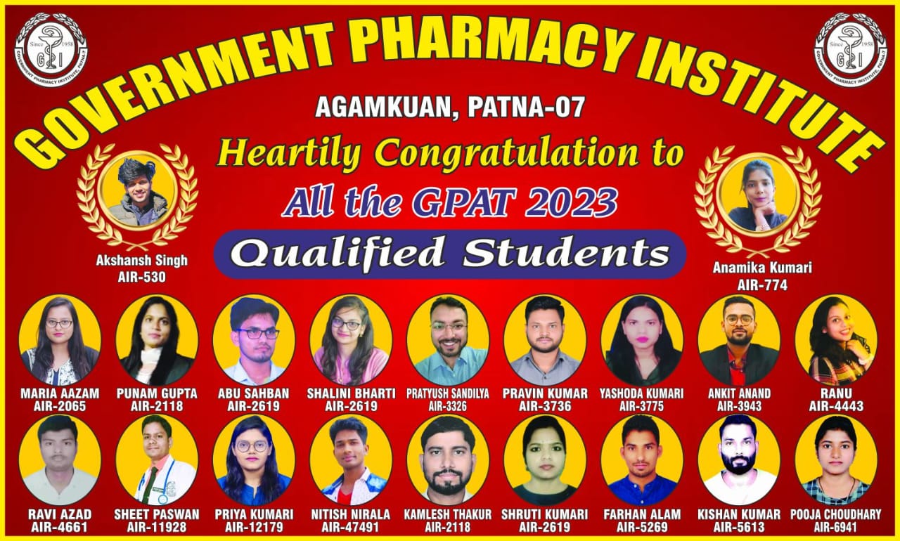 GPAT Qualified Students 2023
